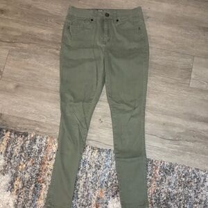 Olive Green Skinny Pants